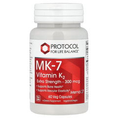 Protocol for Life Balance - Vitamin K2 (MK-7) 300 mcg