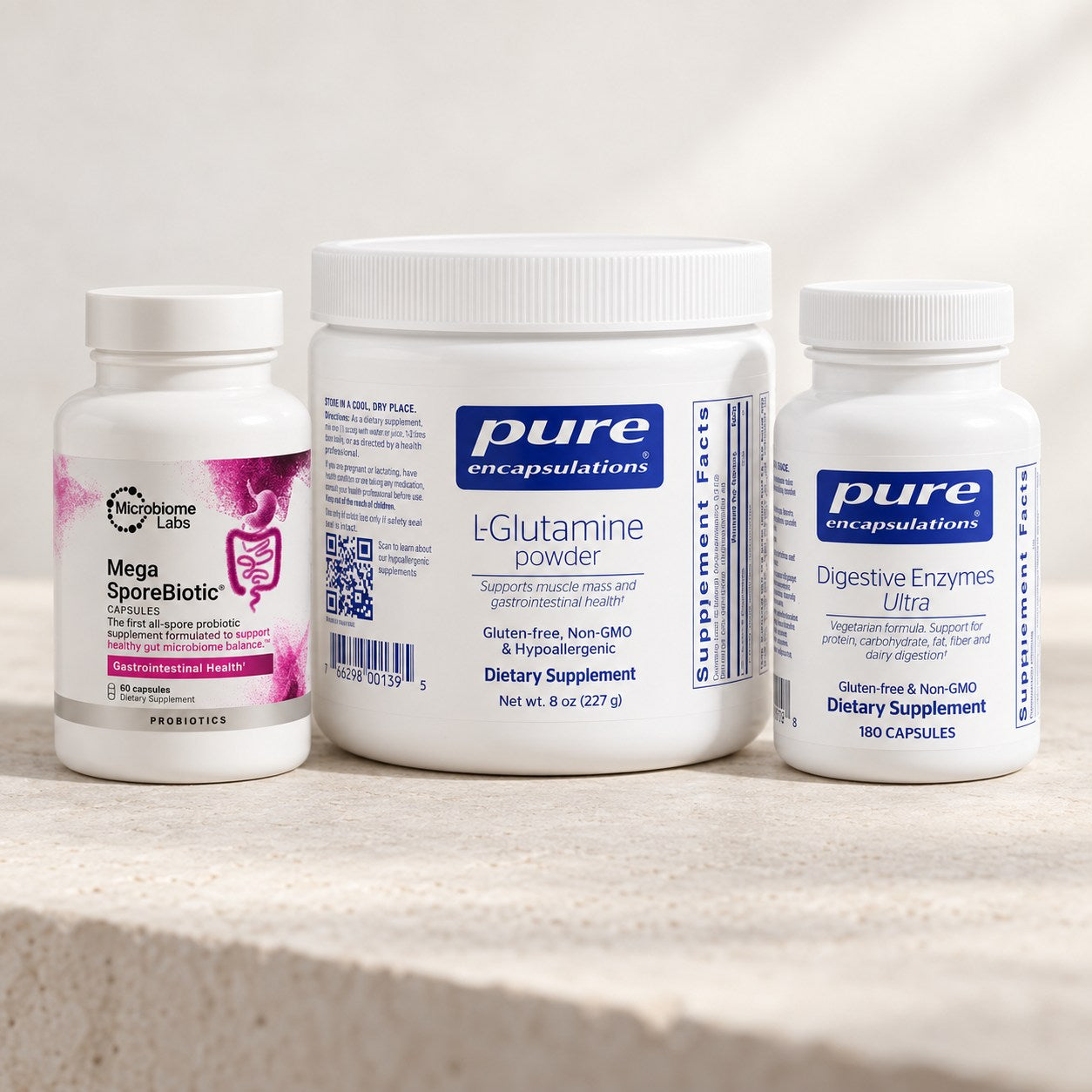 Illustrative product selection for Gut Restore Protocol — 90 Day