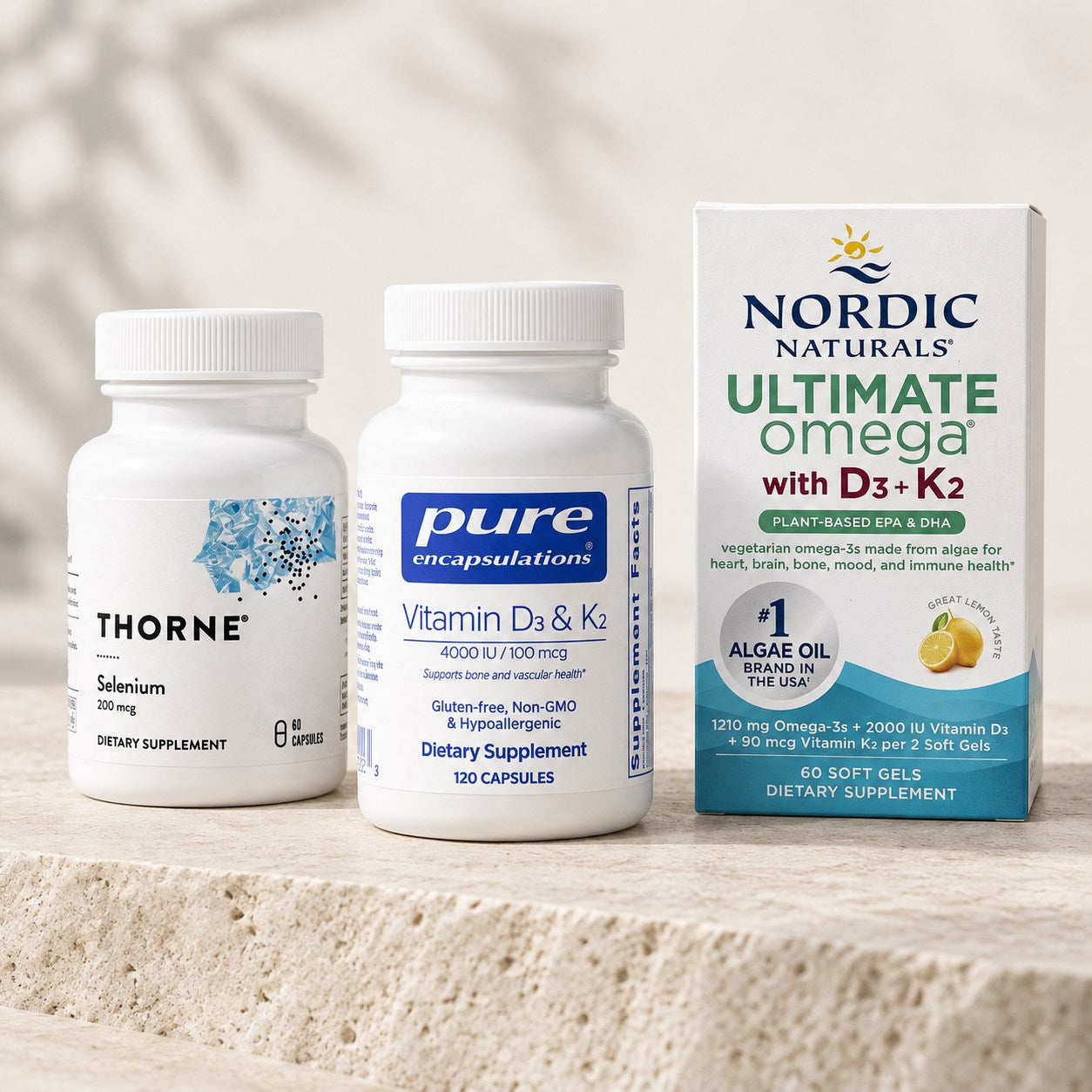 Illustrative product selection for Hashimoto's Autoimmune Protocol