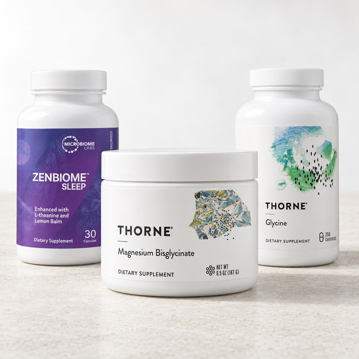 Illustrative product selection for Sleep Optimization Stack