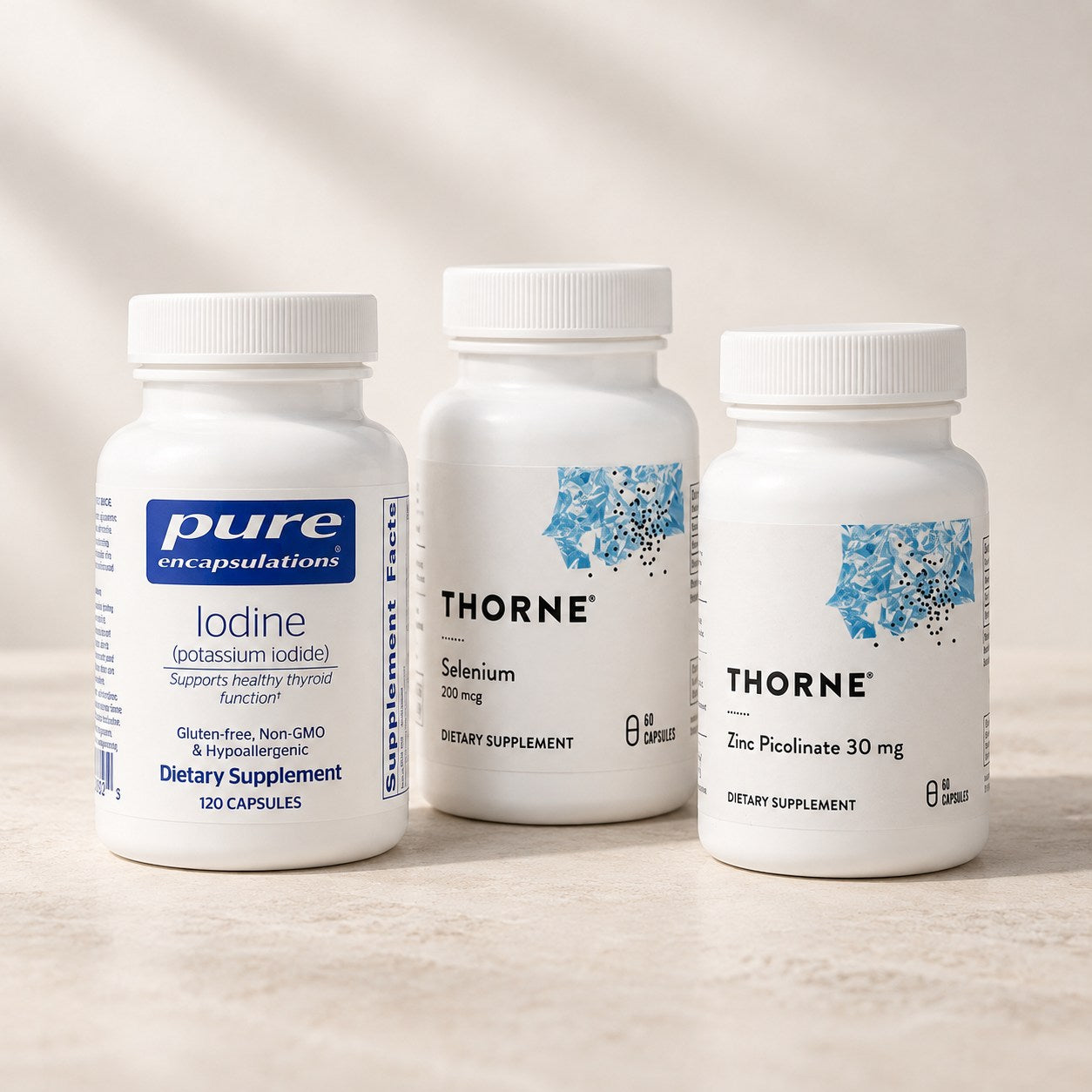 Illustrative product selection for Thyroid Support Protocol