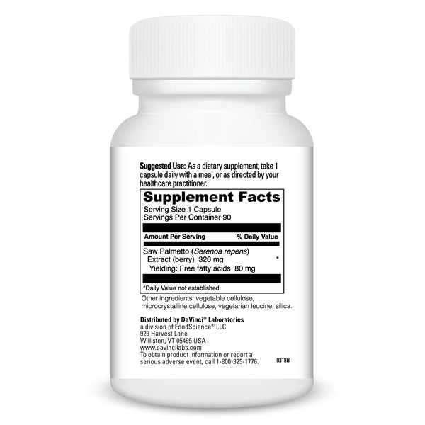 DaVinci Labs - Saw Palmetto 320mg