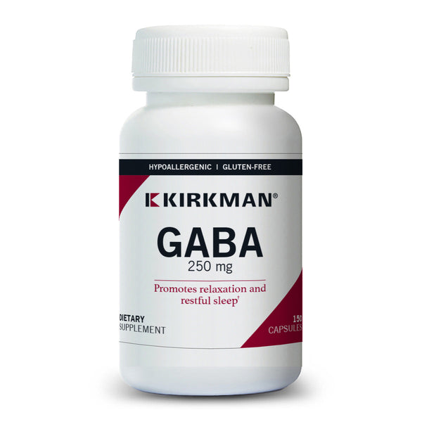 Kirkman Professional - GABA 250 mg Capsules - Hypoallergenic