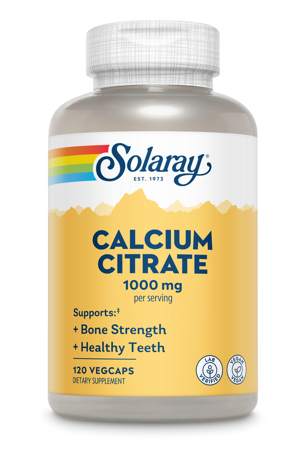 Solaray - Calcium Citrate 1000mg