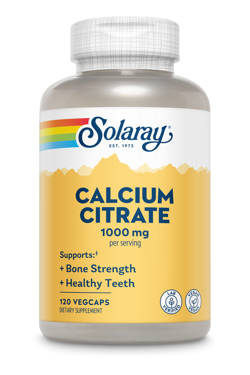 Solaray - Calcium Citrate 1000mg