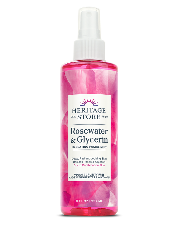Heritage Store - Rosewater & Glycerin w/atomizer spray