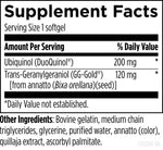 CoQnol™ 200 Capsule supplement facts image — view 2