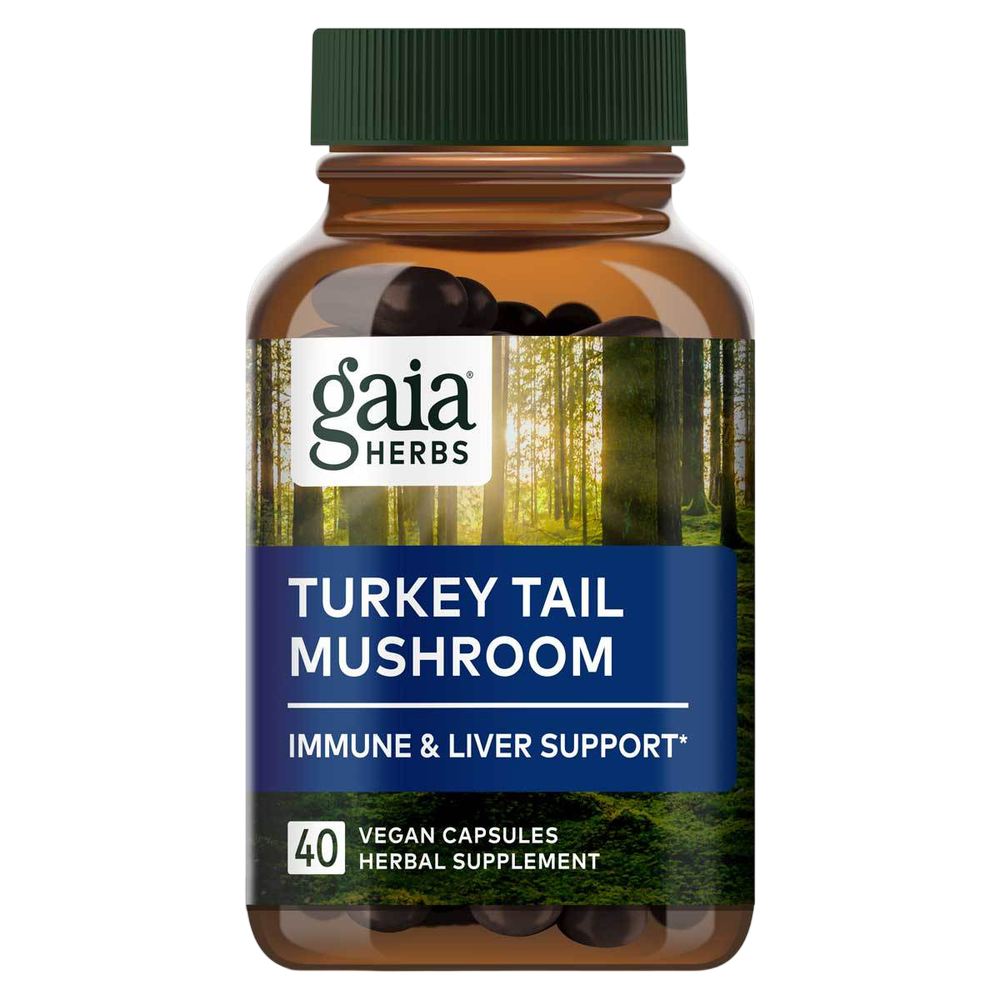 Gaia Herbs - Turkey Tail Mushroom Capsules