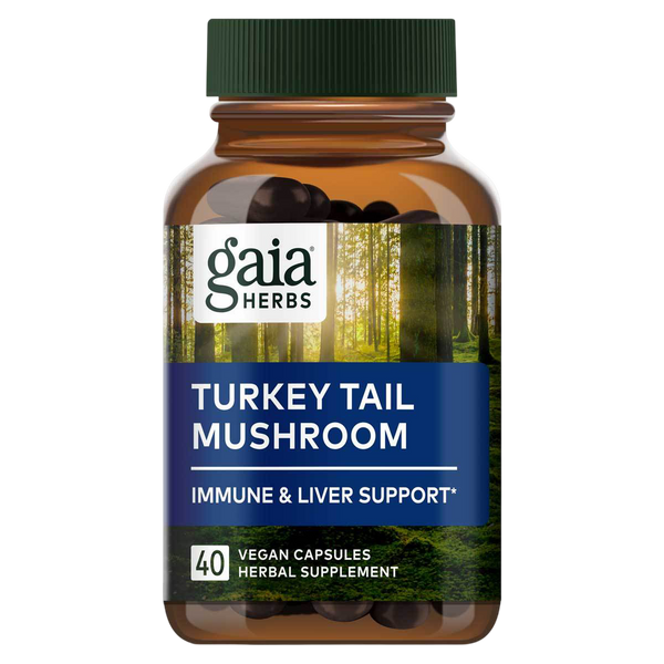 Gaia Herbs - Turkey Tail Mushroom Capsules