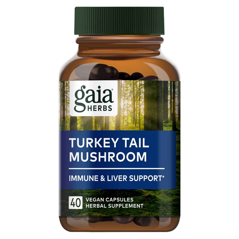 Gaia Herbs - Turkey Tail Mushroom Capsules