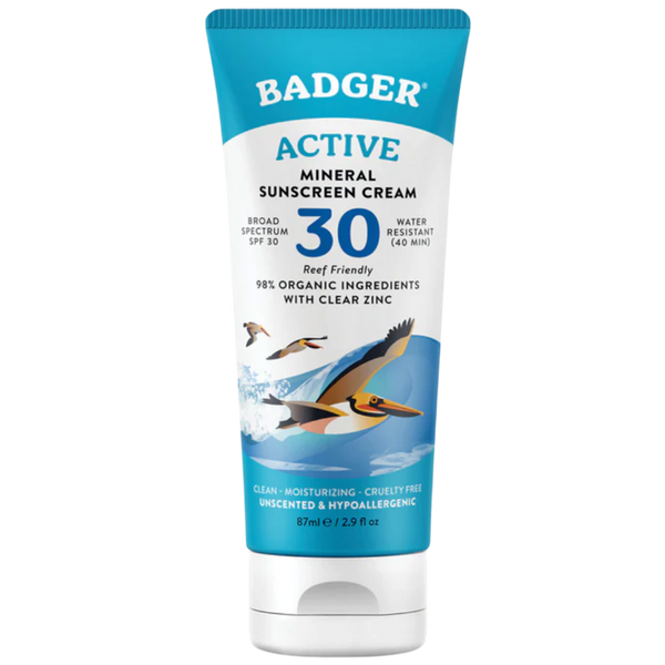 Badger - SPF 30 Clear Zinc Sunscreen Cream