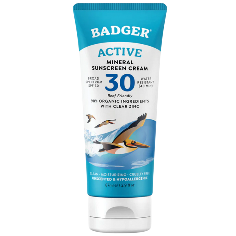 Badger - SPF 30 Clear Zinc Sunscreen Cream