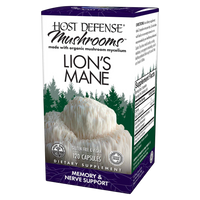 Host Defense - Lions Mane (Hericium erinaceus) 120 Capsules