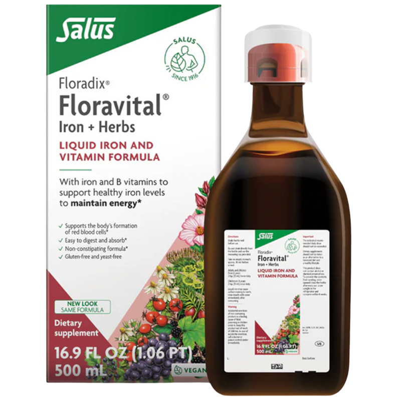 Salus/Floradix - Floradix® Floravital® Iron + Herbs Liquid Iron and Vitamin (Vegan)
