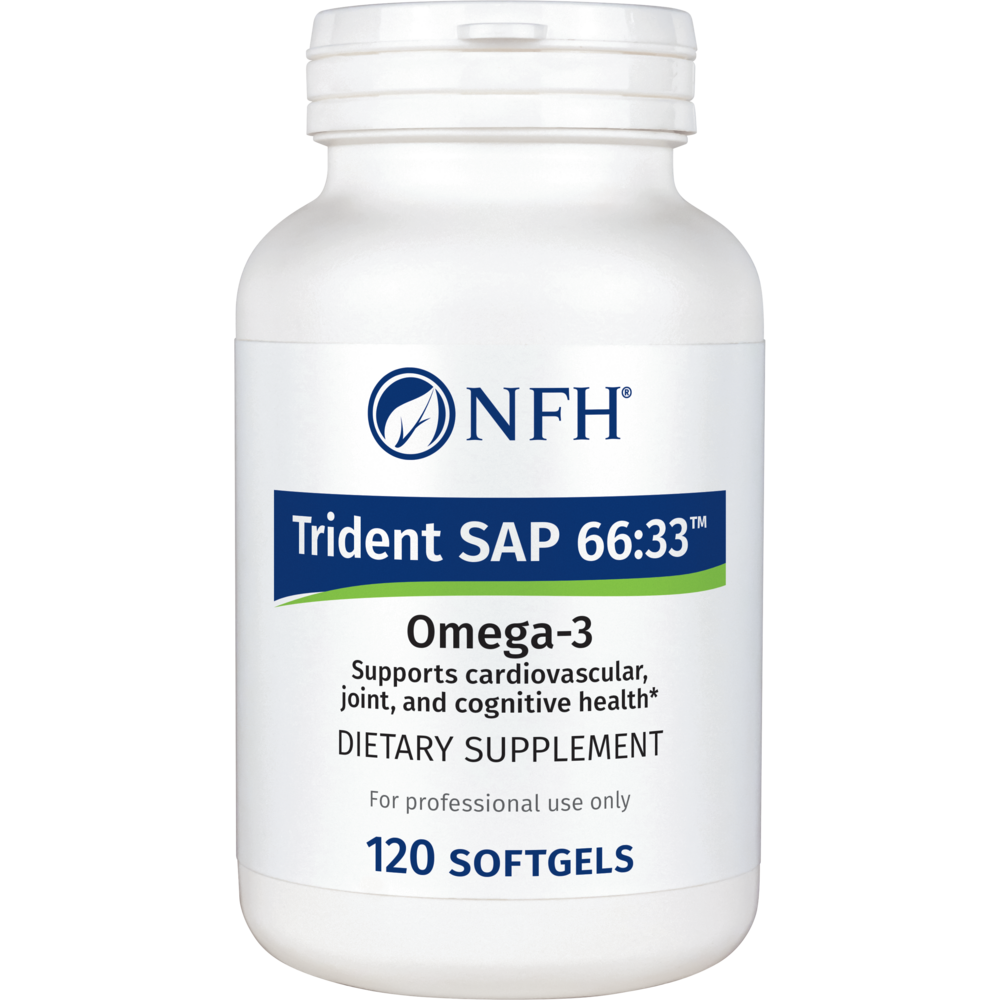 Nutritional Fundamentals for Health Trident SAP 66:33 120 Softgels front