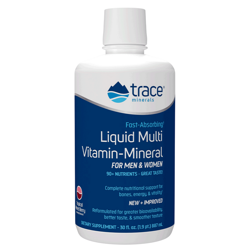 Trace Minerals Research - Liquid Multi Vitamin-Mineral Berry Flavor