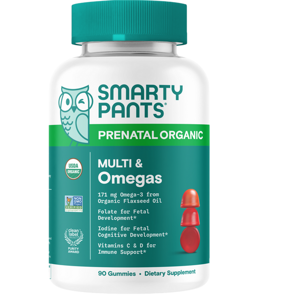 SmartyPants Vitamins - SmartyPants Organic Prenatal plus Multi & Omegas
