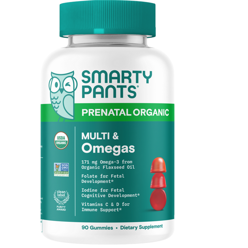 SmartyPants Vitamins - SmartyPants Organic Prenatal plus Multi & Omegas
