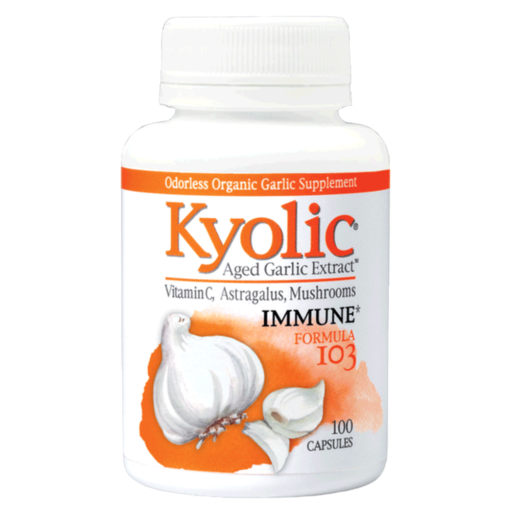 Wakunaga - Kyolic Aged Garlic Extract Formula 103 - Immune 100 capsules