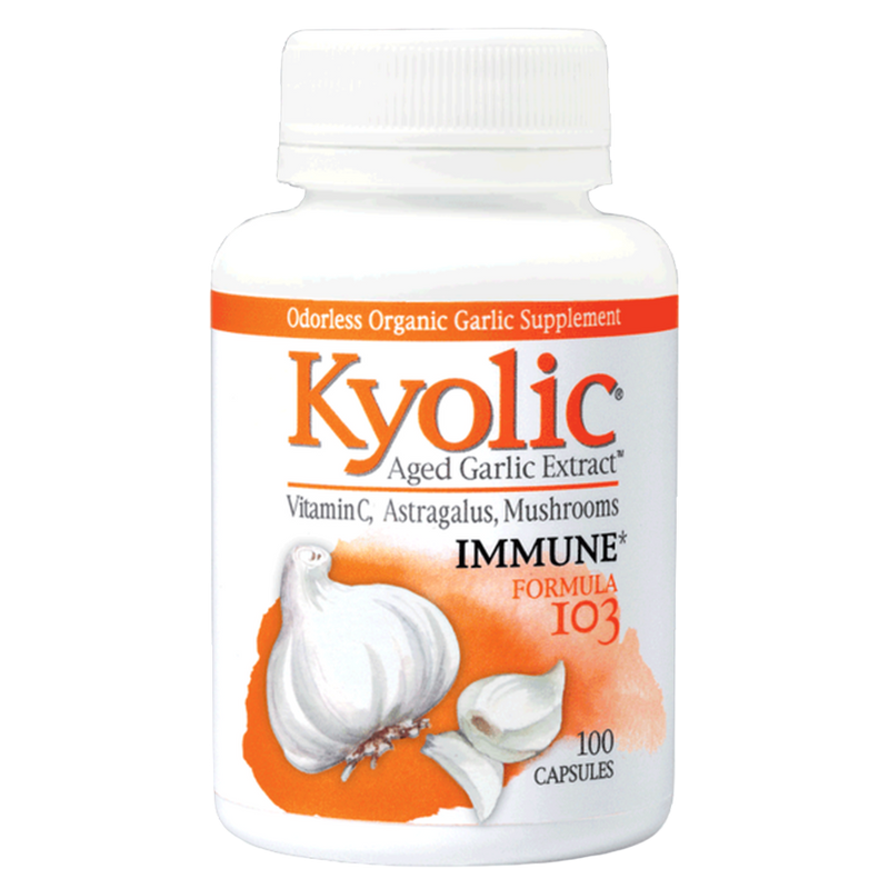 Wakunaga - Kyolic Aged Garlic Extract Formula 103 - Immune 100 capsules