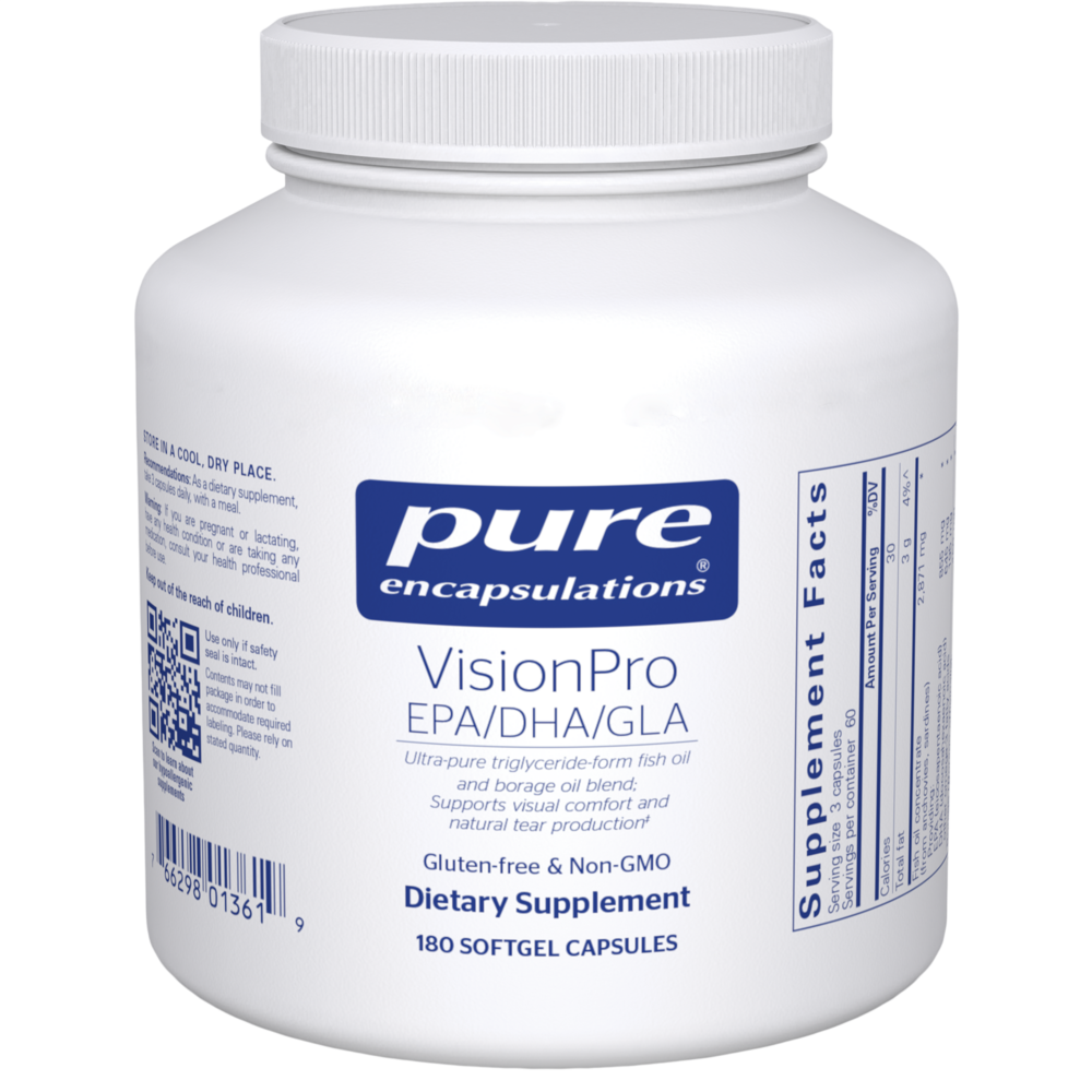 Pure Encapsulations - VisionPro EPA/DHA/GLA* 180 Softgels
