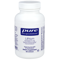 Pure Encapsulations - Lithium (Orotate) 5mg 180 capsules