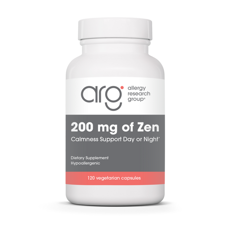 Allergy Research Group - 200 mg of Zen Stress Support 120 capsules