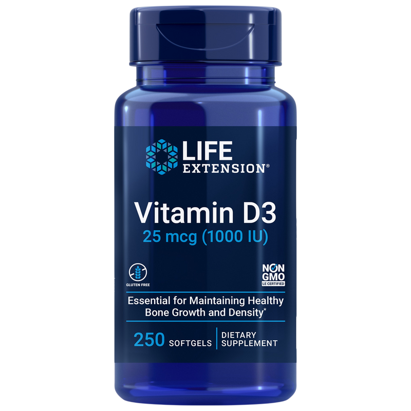 Life Extension - Vitamin D3 1,000IU 250 Softgels