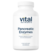 Vital Nutrients - Pancreatic Enzymes 1000mg (full strength) 180 capsules