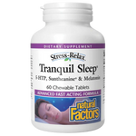 Natural Factors - Tranquil Sleep® Chewable Tablets, Tropical Flavor — view 1