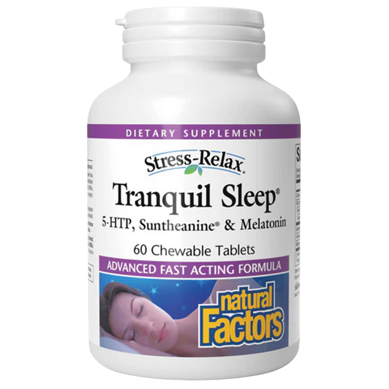 Natural Factors - Tranquil Sleep® Chewable Tablets, Tropical Flavor