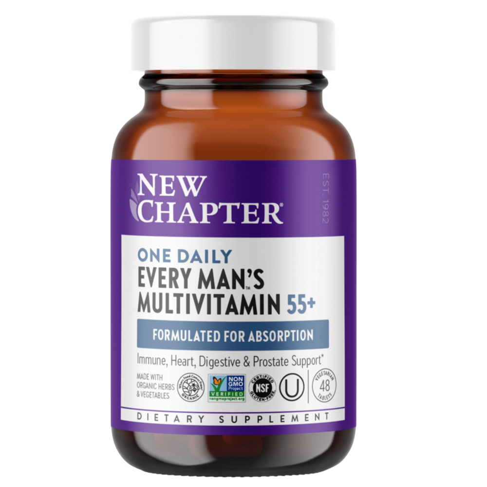 New Chapter - Every Man's One Daily 55+ 48 tablets