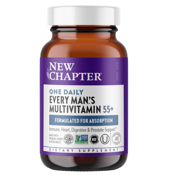 New Chapter - Every Man's One Daily 55+ 48 tablets