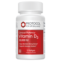 Protocol for Life Balance - Vitamin D3 50,000 IU 12 Softgels