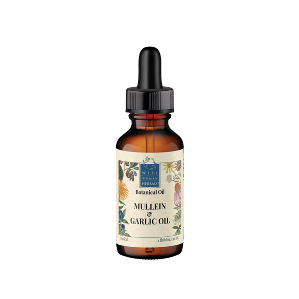 Wise Woman Herbals - Mullein and Garlic Oil 30 Milliliters