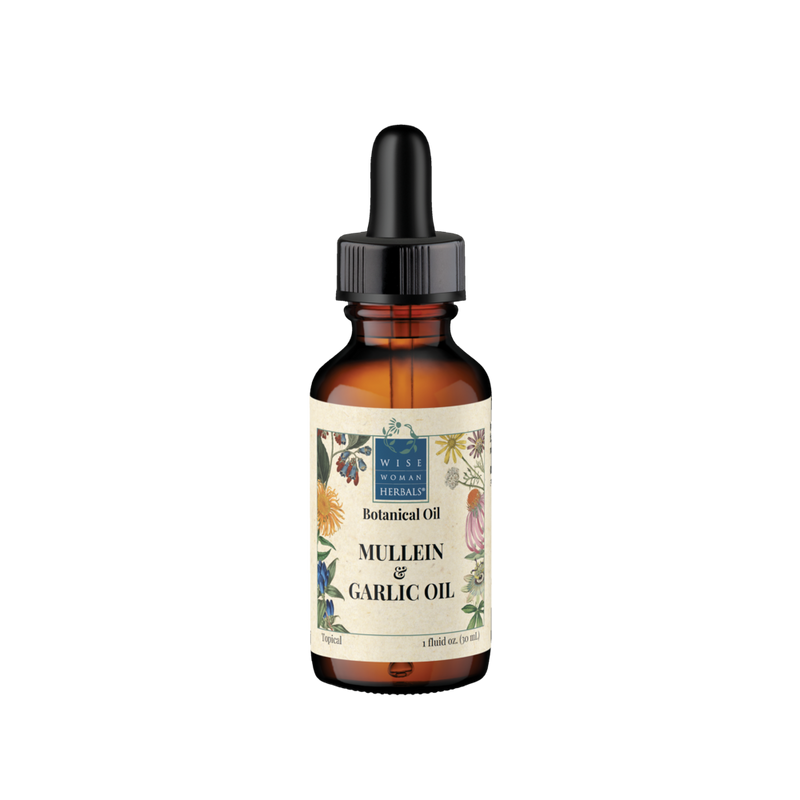 Wise Woman Herbals - Mullein and Garlic Oil 30 Milliliters
