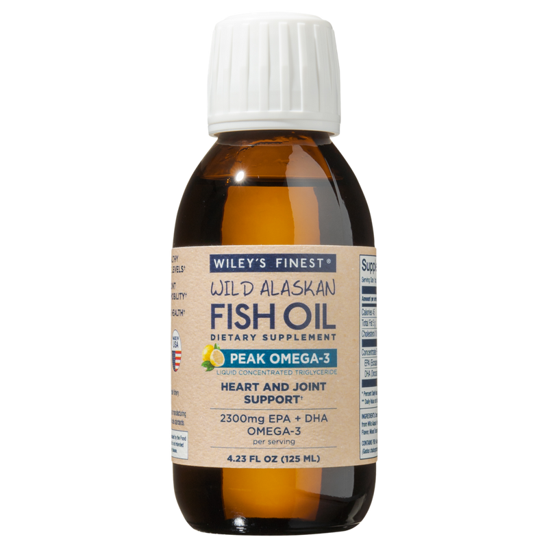 Wileys Finest Fish Oils - Peak Omega-3 Liquid 125 Milliliters