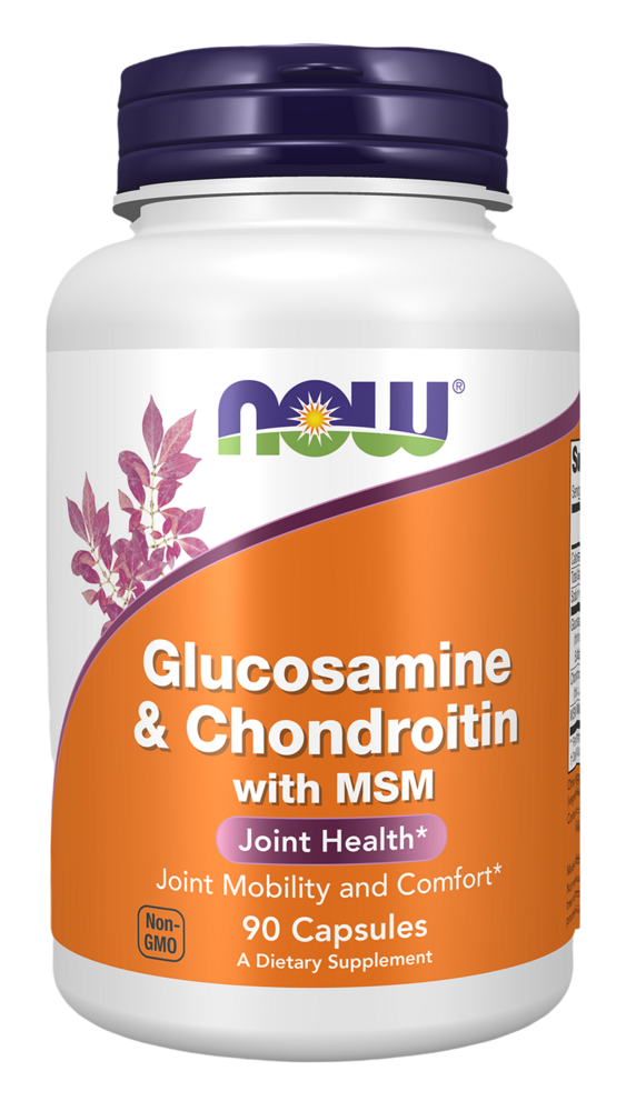 NOW Foods - Glucosamine & Condroitin w/MSM 90 capsules