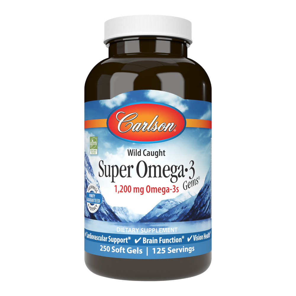 Carlson Labs - Super Omega-3 Gems 250 Softgels