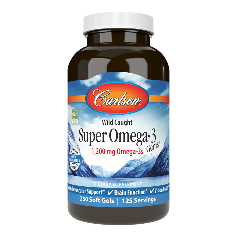Carlson Labs - Super Omega-3 Gems 250 Softgels