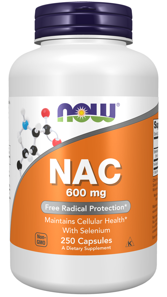 NOW Foods - NAC 600mg with Selenium 250 capsules