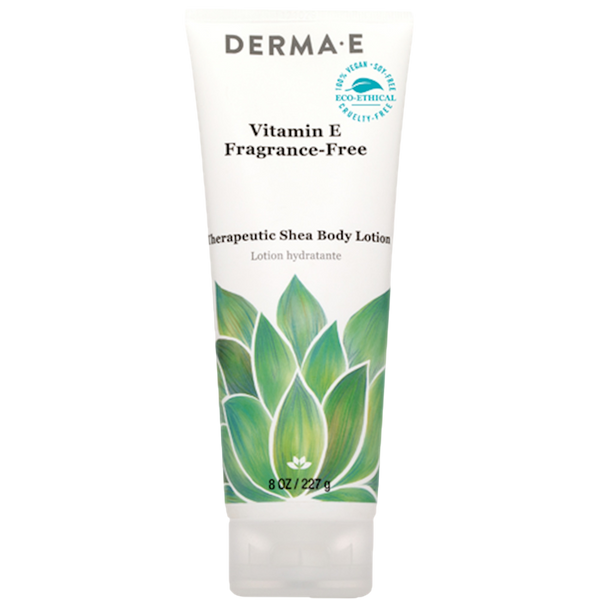 DermaE Natural Bodycare - Vitamin E Fragrance-Free Therapeutic Shea