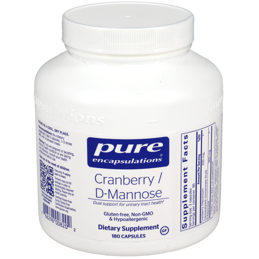 Pure Encapsulations - Cranberry/D-Mannose 180 capsules