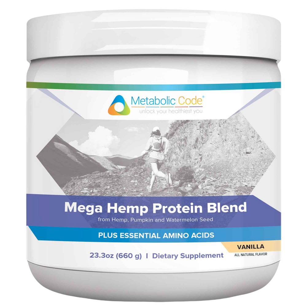 Metabolic Code - Mega Hemp Protein, Vanilla