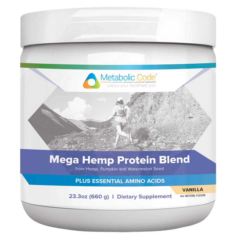 Metabolic Code - Mega Hemp Protein, Vanilla