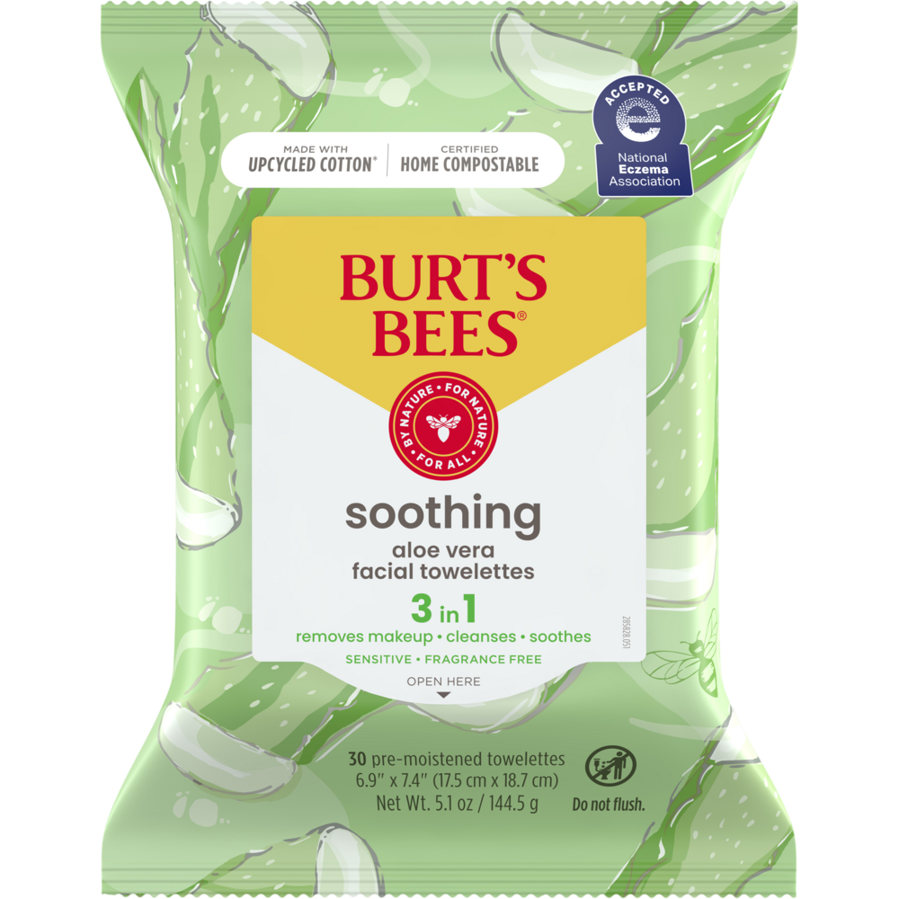 Burt's Bees Facial Cleansing Towelettes 30 count