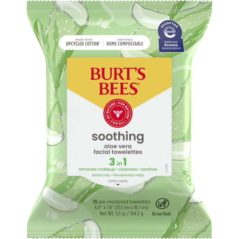 Burt's Bees Facial Cleansing Towelettes 30 count