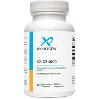 Xymogen - K2-D3 5000 (Vitamin D3) 120 capsules