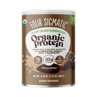 Four Sigmatic - Plant-Based Organic Protein with Superfoods, Chocolate