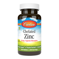Carlson Labs - Chelated Zinc 250 tablets